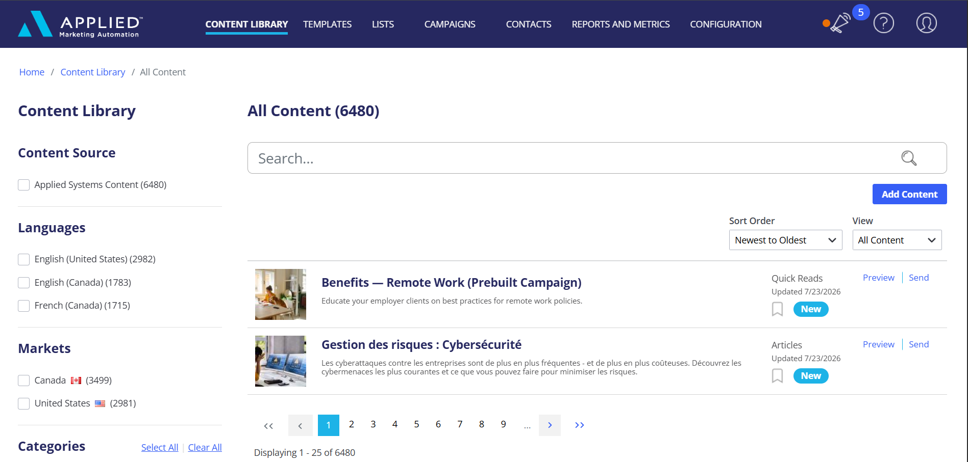 Build the audience from what Applied Epic already knows