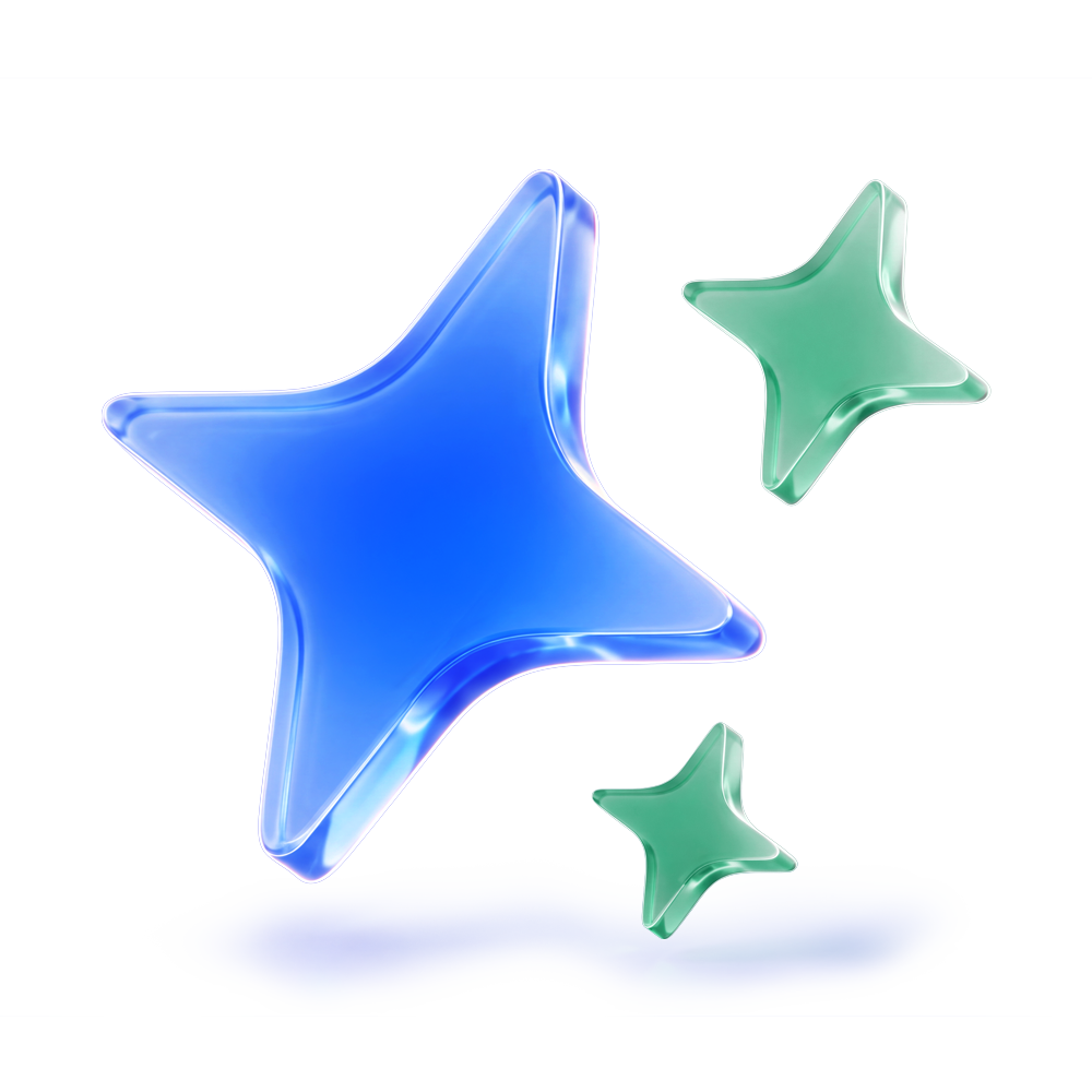 logo with sparkle graphic