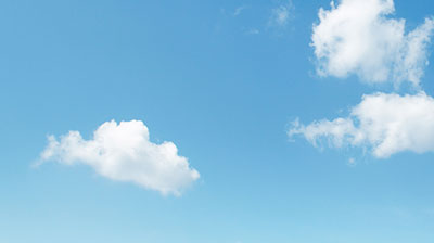 A picture of blue sky with nice clouds