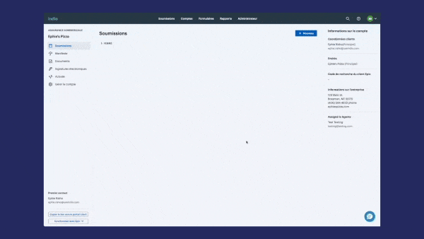 Suivi des activités dans Collaboration Portal